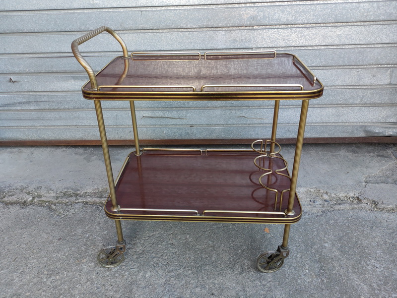 carro auxiliar camarera metal formica 64-75x62-64x40 1u